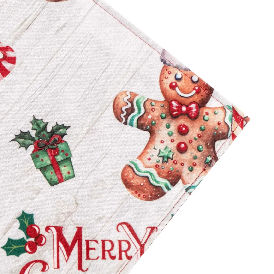 სუფრის ხელსახოცი Ardesto Serving napkin set Christmas Gingerbread 30x45cm, 2pcs, 100% polyester, red