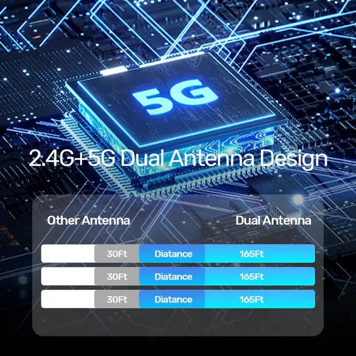 V1184A, UNITEK, Wireless HDMI, USB-C Wireless HDMI Extender Kit, HD, Kit Up to 50M.