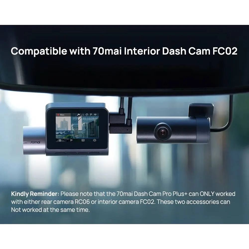 მანქანის შიდა ინტერიერის კამერა 70mai Interior Cam FC02 only for 70mai A500S, A400, A800S