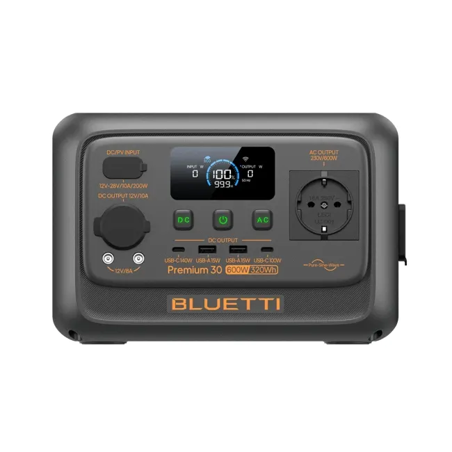 პორტატული კვების სადგური Bluetti Premium 30 V2 Portable Power Station 320Wh | 600W