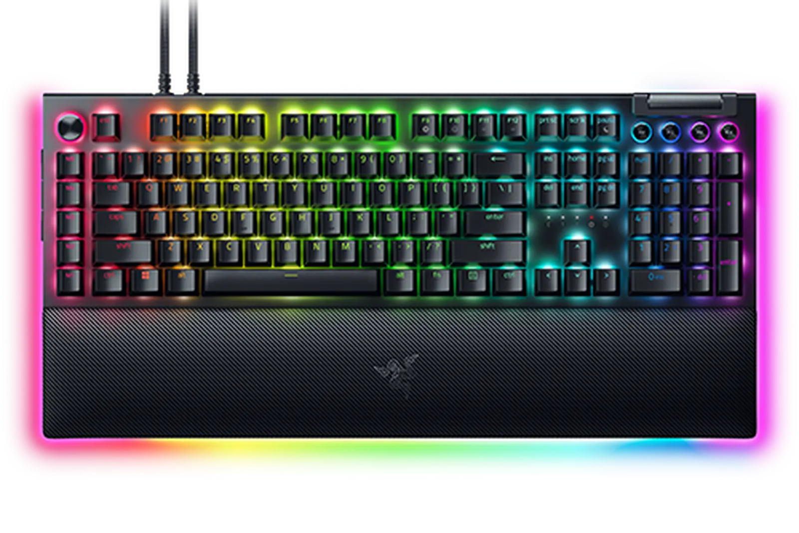 კლავიატურა Razer Keyboard mechanical BlackWidow V4 Pro 104key Yellow Switch, USB-A, EN, RGB, black