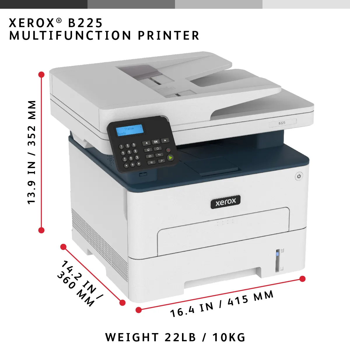 MFP A4 Xerox B225 (Wi-Fi)
