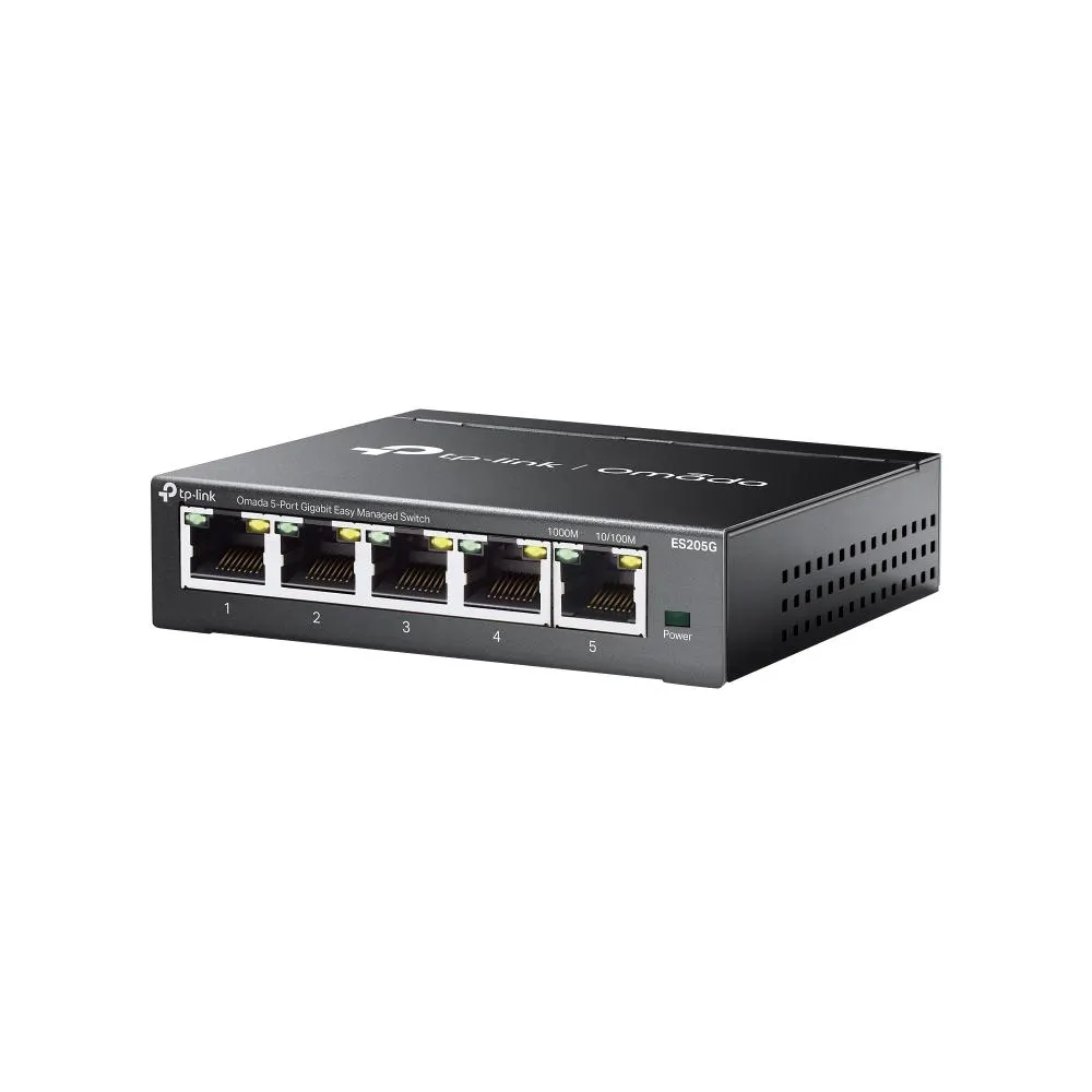 TP-Link, Omada ES205G, 5-Port Gigabit Easy Managed Switch