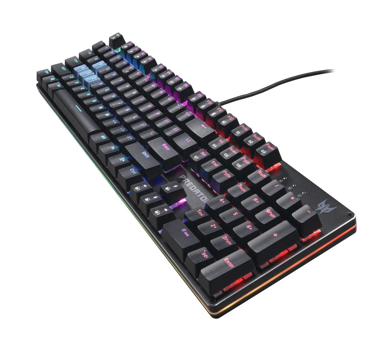 კლავიატურა Acer Predator Aethon 303, PKW200, USB, Black, retail pack, US int