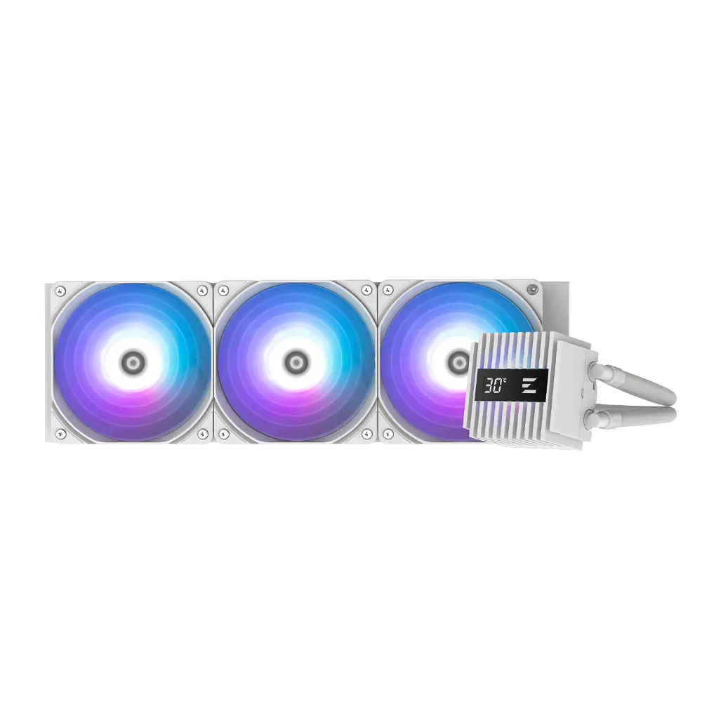 ქულერი Zalman LCS Alpha 2 A36 ARGB, LGA1700, 1200, 115x, AM5, AM4, TDP 360W, white