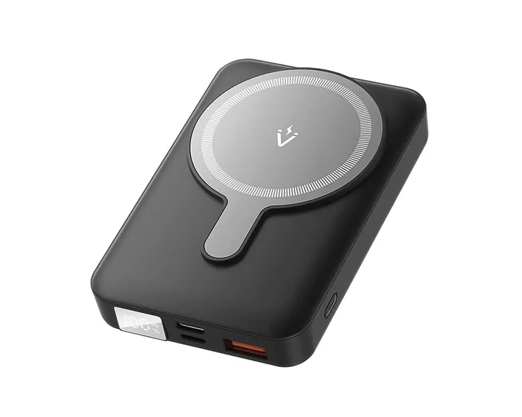 პორტატული დამტენი Vention FHTB0 10.000mAh Magnetic Wireless Power Bank 22.5W With LED Display Black