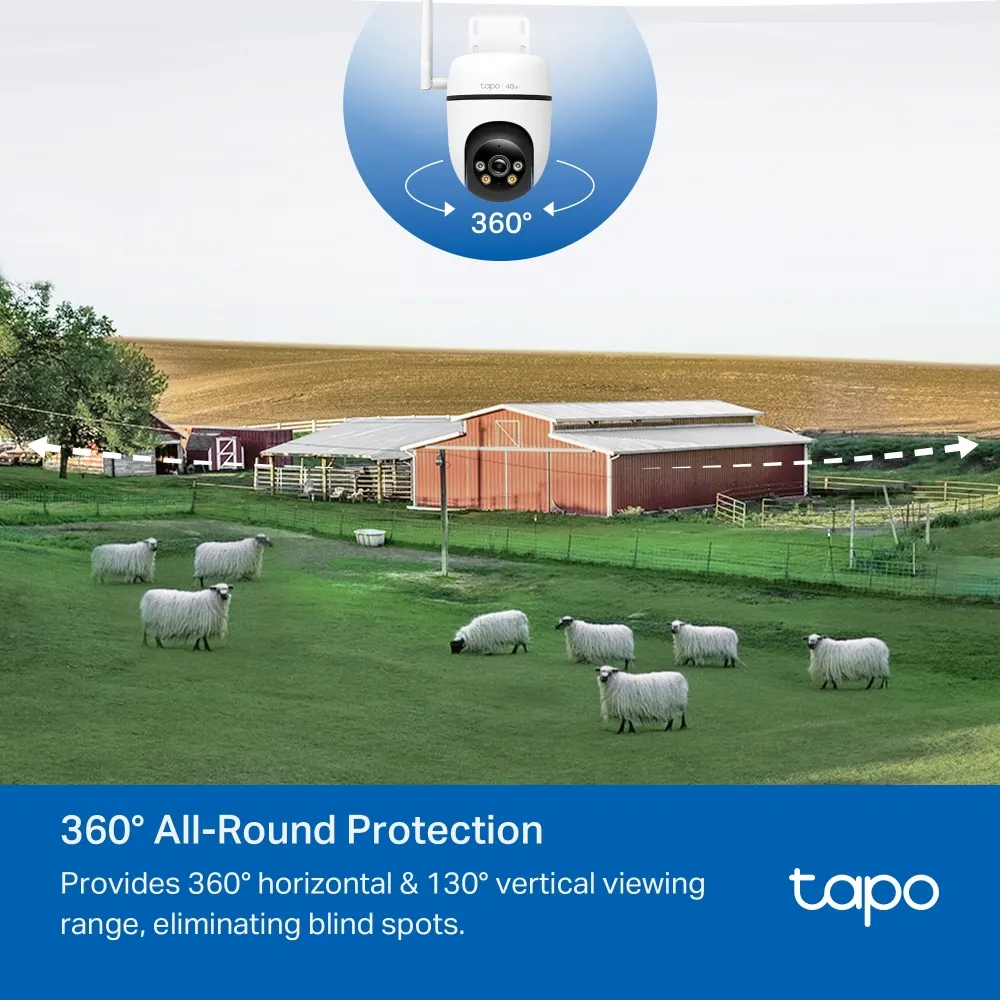 TP-Link Tapo C501GW 4G LTE Pan/Tilt Wi-Fi Camera