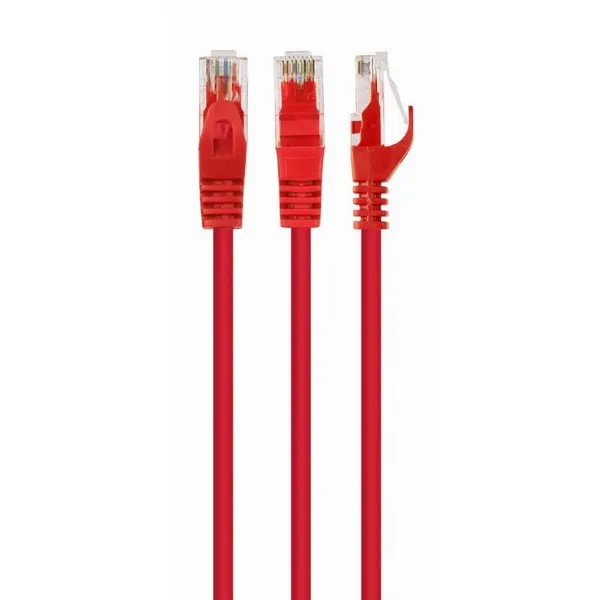 პაჩკორდი Gembird CAT6 UTP Patch Cord Red 0.5M