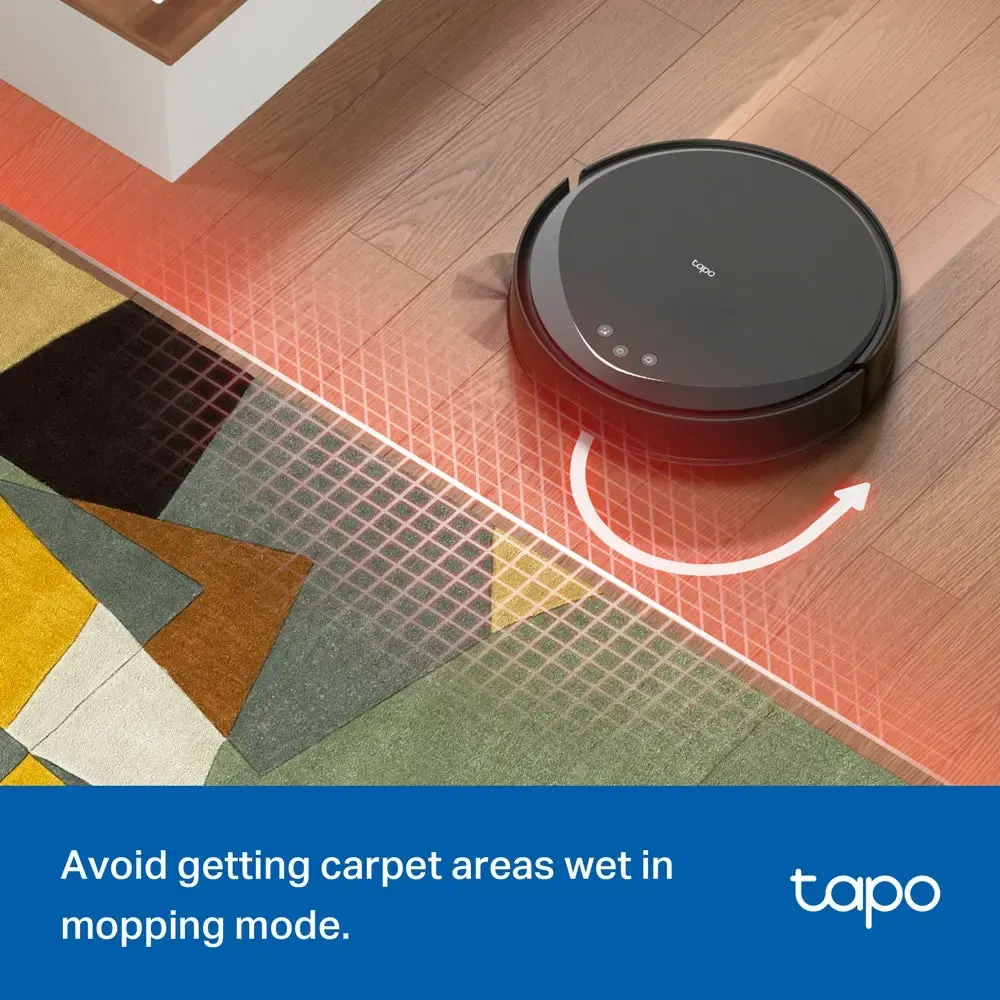 რობოტი მტვერსასრუტი TP-Link, Tapo RV20 Max Plus, Robot Vacuum Cleaner, Black