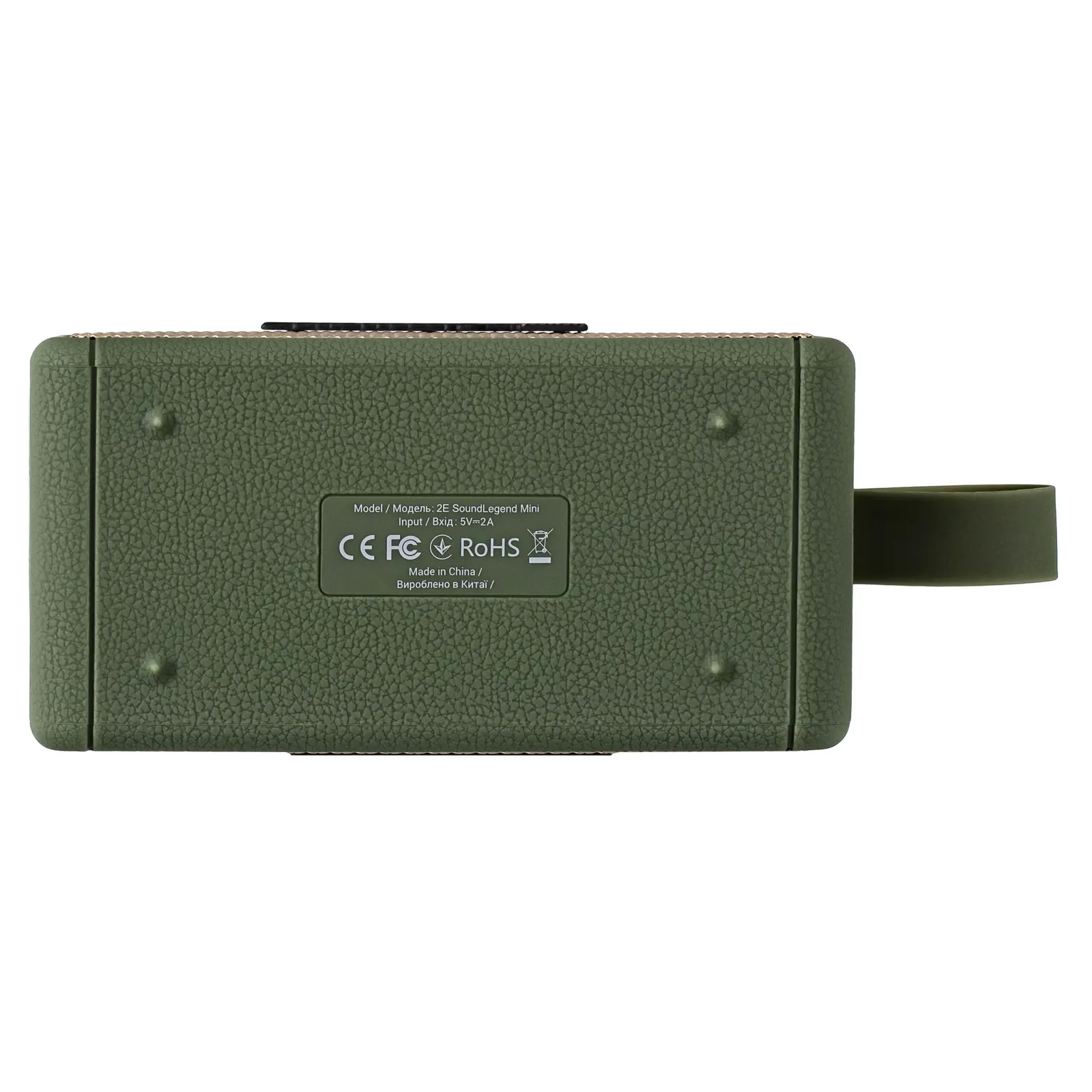 დინამიკი Portable Speaker 2E SoundLegend Mini 40W, BT 5.3, TWS, FLAC, MP3, WAV, EQ, Power Bank, IPX6, Green