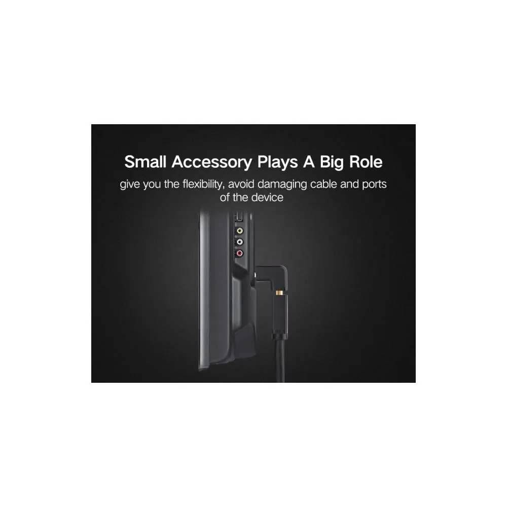 UGREEN HD112 (20109) HDMI Male to Female Adapter Down, Black