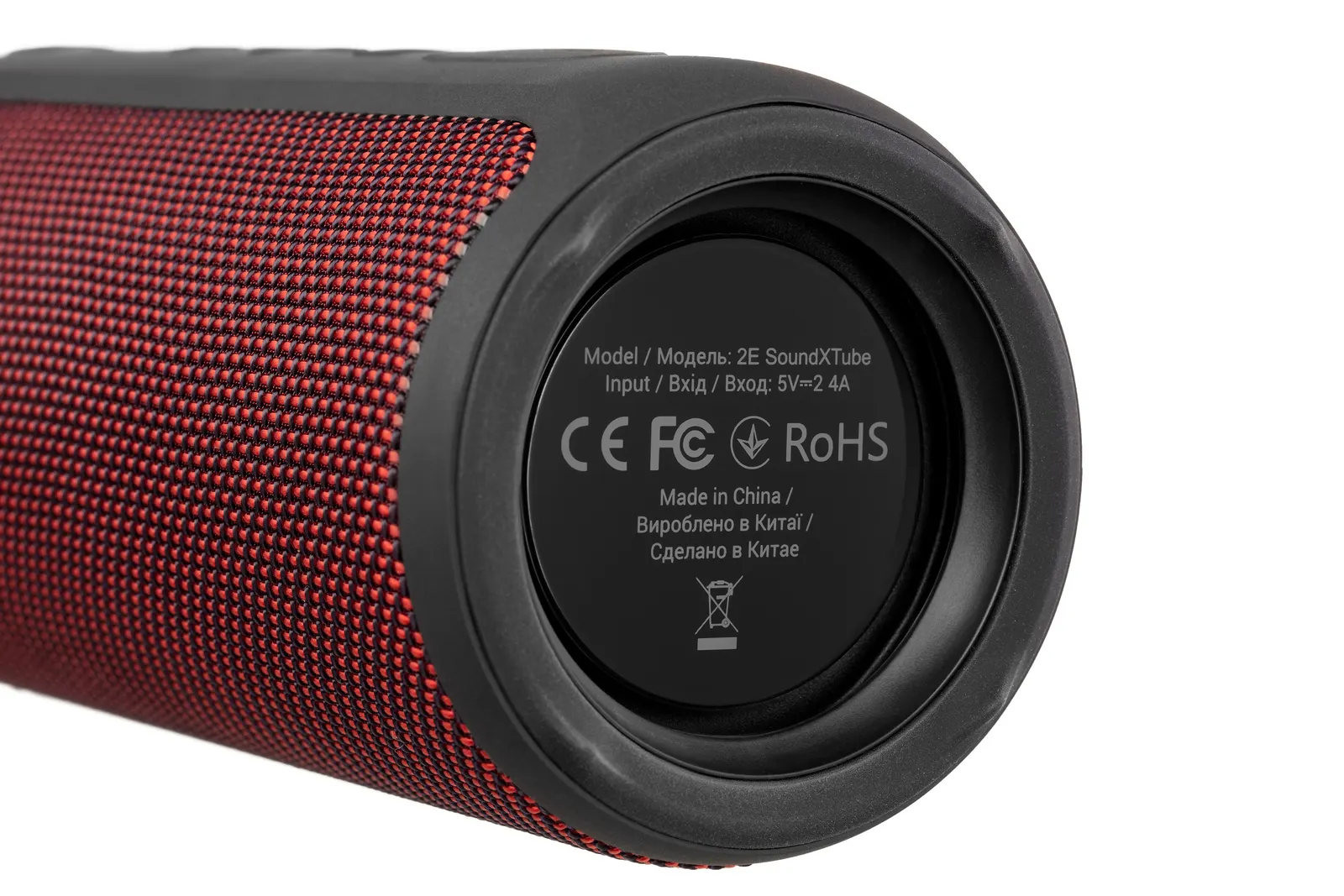 დინამიკი Portable Speaker 2E SoundXTube TWS, MP3, Wireless, Waterproof Red
