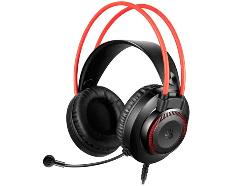 ყურსასმენი A4tech Bloody G200S Multi-color circular illumination Gaming Headset Black/Red
