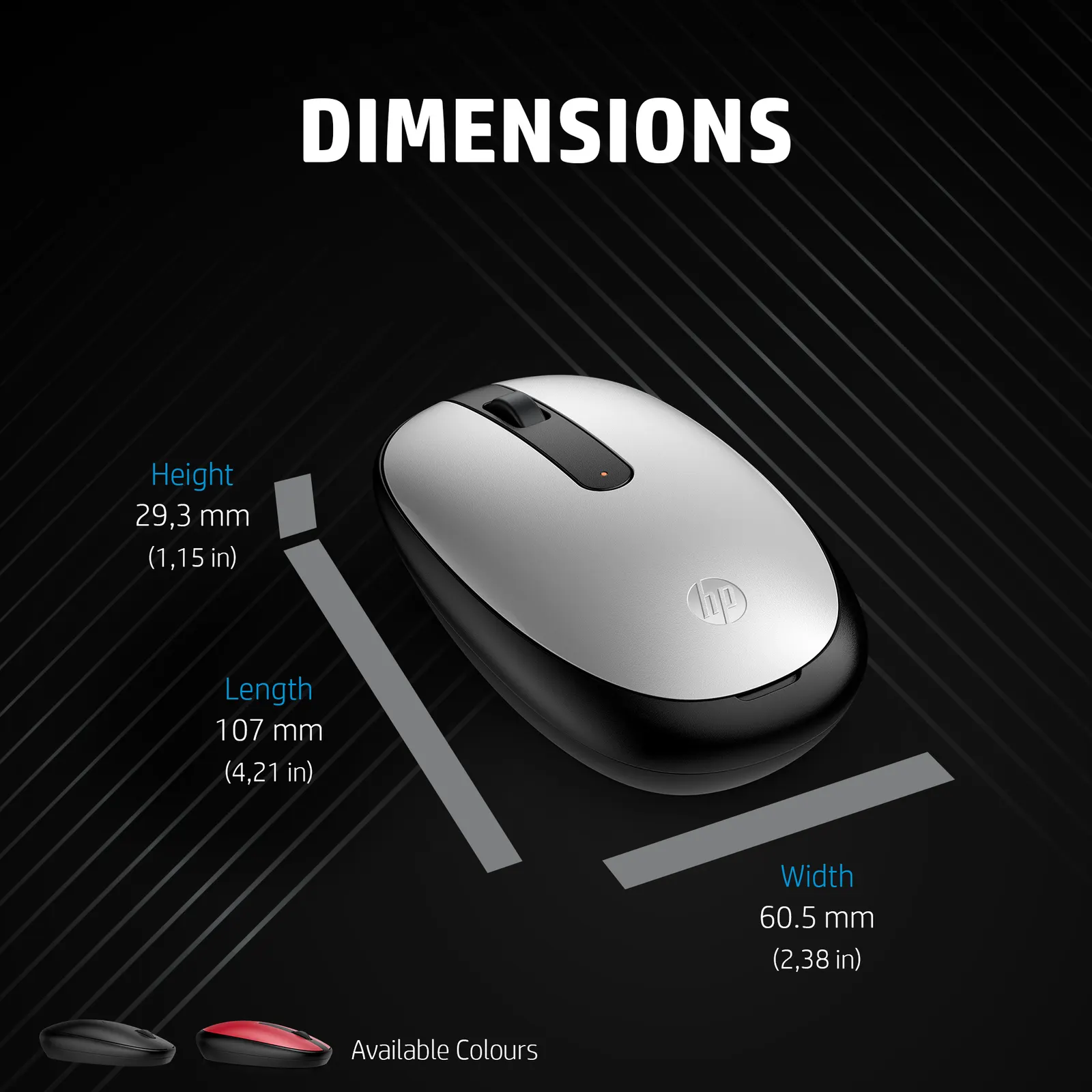 HP 240 Empire Red BT Mouse EURO