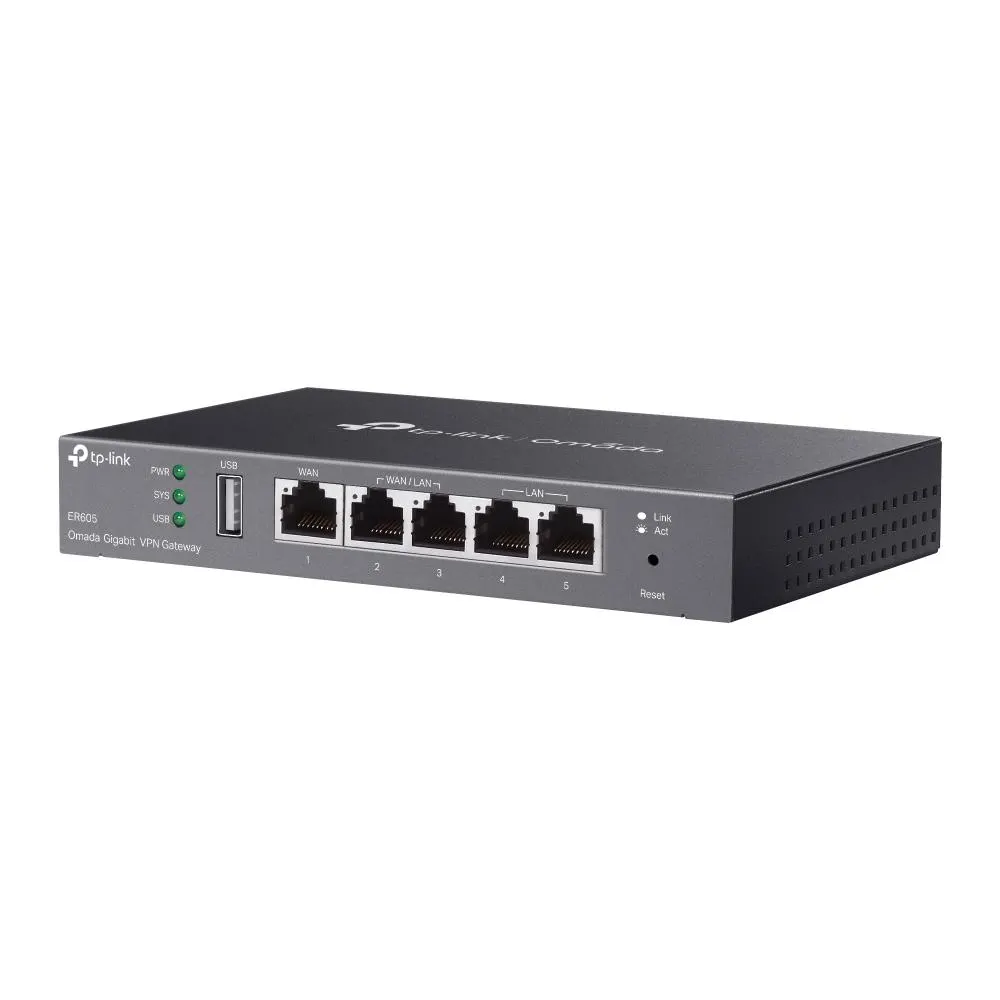 TP-Link, ER605, Omada Gigabit VPN Router