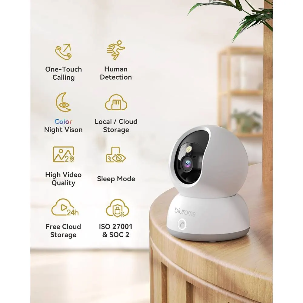 Blurams A31C Lumi, Indoor Security Camera, White
