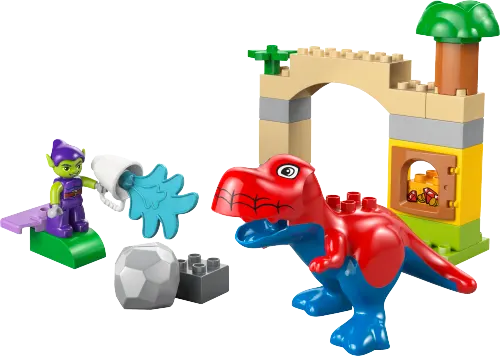 კონსტრუქტორი LEGO DUPLO Disney Dinosaur Spidey-Rex vs. Green Goblin 10463