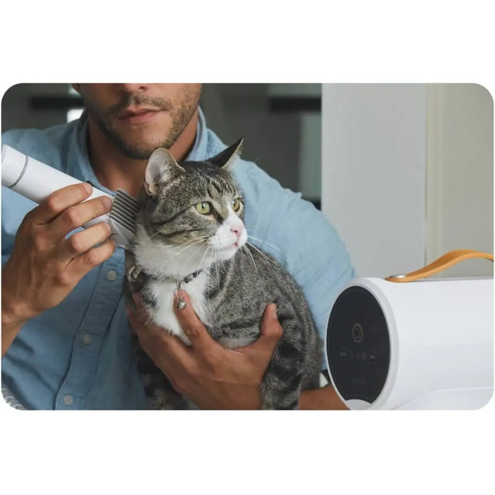 Grooming device UBTech AIRROBO PG100, 600W, 12000Pa, 2L, Grooming Trimmer Vacuum Cleaner For Dogs/Cats, White
