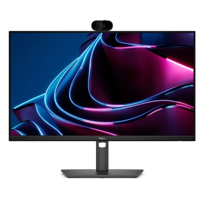 მონიტორი Dell Pro P 24 USB-C Hub Webcam Monitor - P2426HEV/23.8"/IPS/1920 x 1080 120 Hz/300 cd/m2/1500:1/HDMI,2xDP,3xUSB Type-A,1xUSB Type-B,2xUSB-C,RJ45/3Yr w