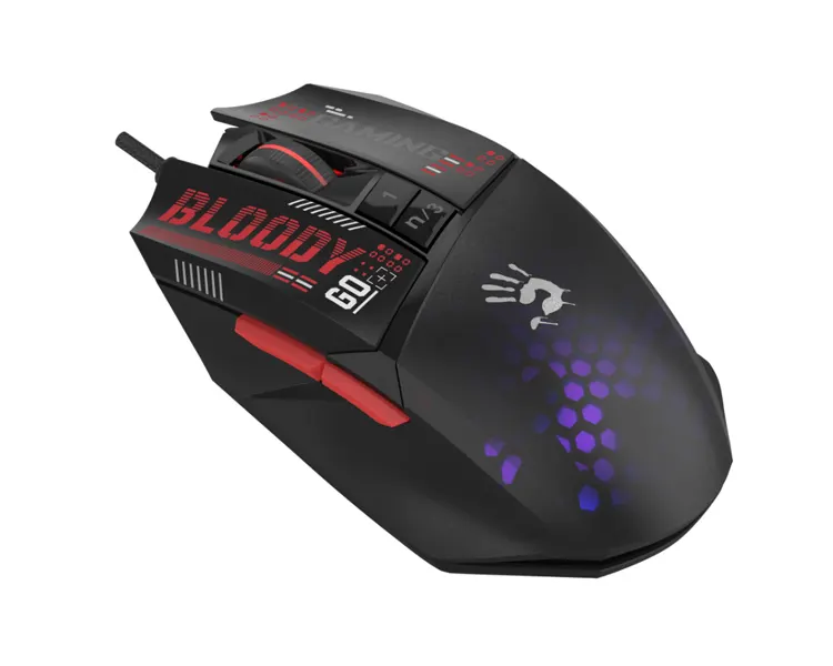 მაუსი A4tech W60 Max Mini Lightweight RGB Gaming Mouse Black