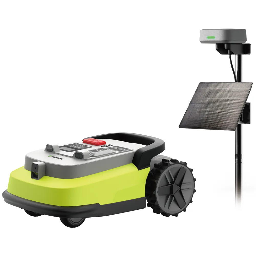 გაზონის საკრეჭი რობოტი UBTech M10 PRO, WiFi, Bluetooth, Wire Free Robotic Lawn Mower, Green/Grey