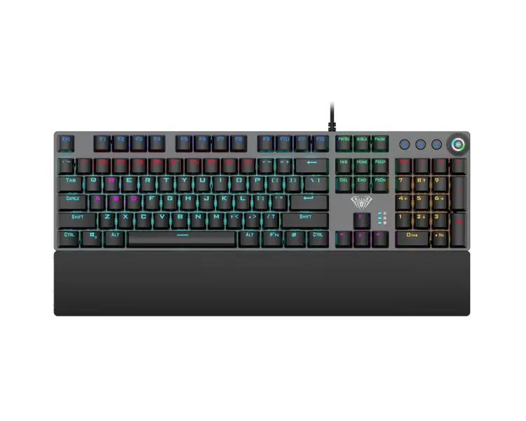 კლავიატურა AULA F2058 LED Wired Mechanical Gaming Keyboard (Blue switch)