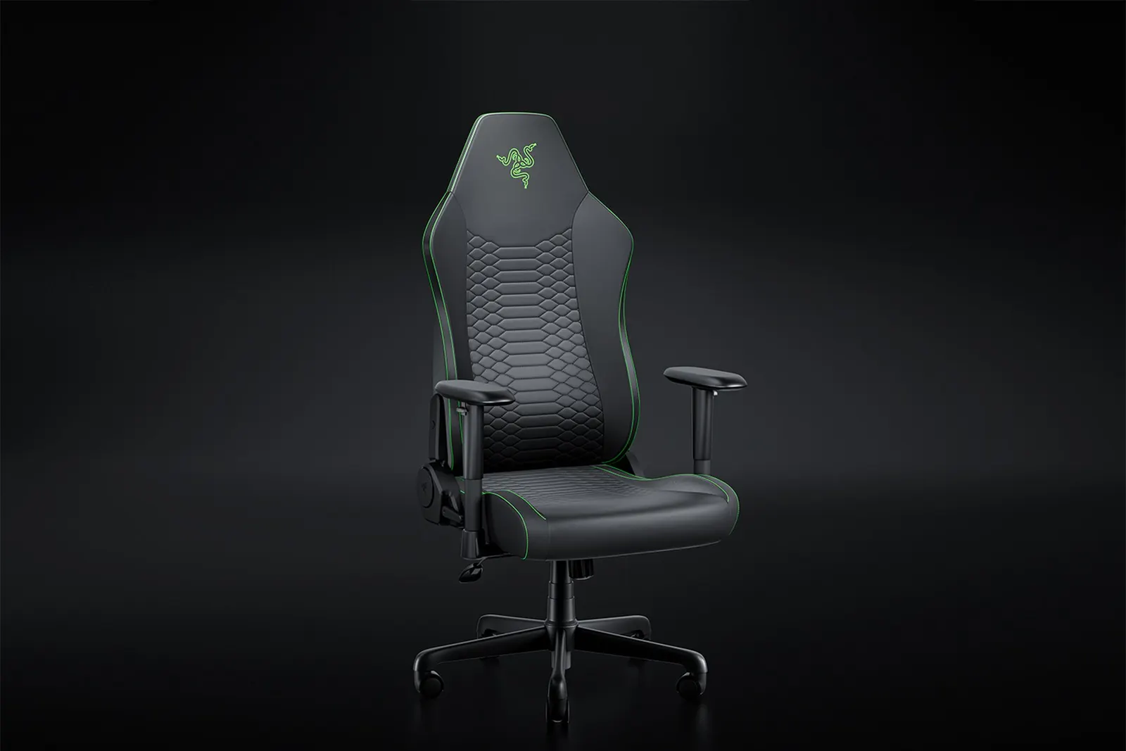 გეიმერული სავარძელი Razer chair Iskur V2 X NewGen, EPU leather with CoolTouch™, 2-Armrests, black-green