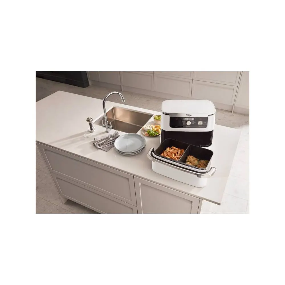 აეროგრილი Ninja AF500EUWH, 2470W, 10.4L, Air Fryer, White