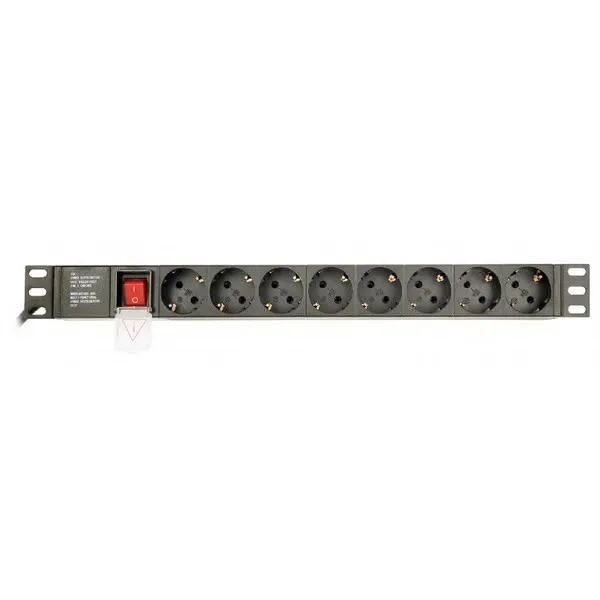Gembird PDU 8 pcs 1U 10A 3m