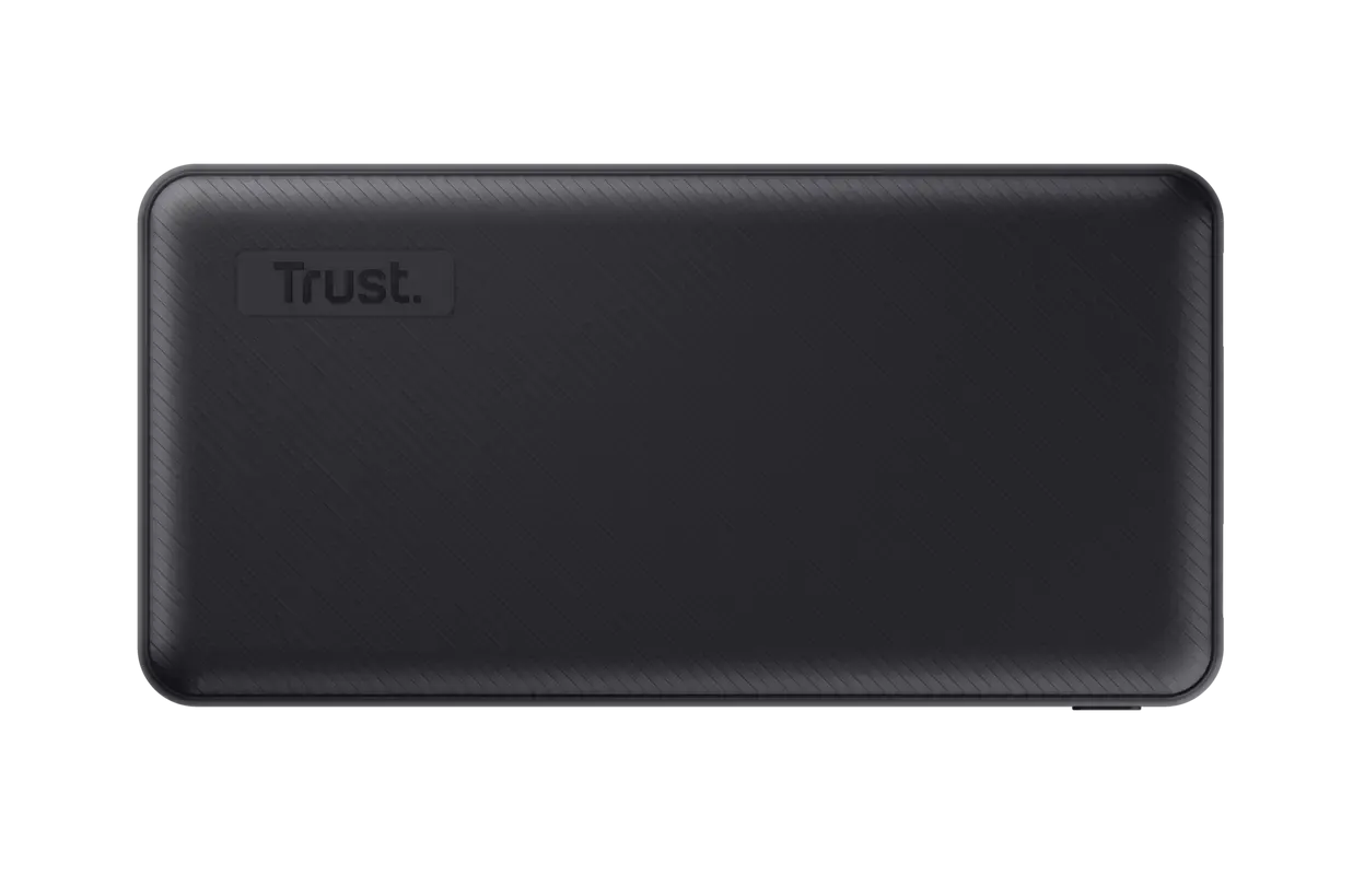 TRUST, 24676, PRIMO ECO, 20000 USB-C micro-USB,3.0A/15W, USB-C, Black.