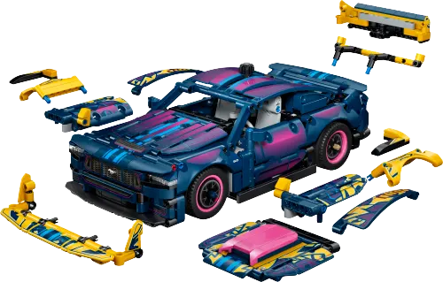 კონსტრუქტორი LEGO Technic Custom Garage Ford Mustang GT Car 42236