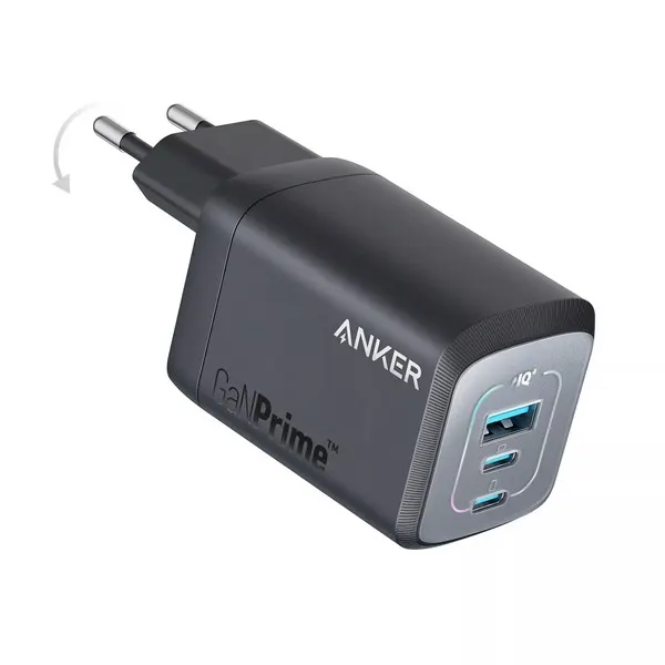 დამტენი Anker GaN Prime 67W Black