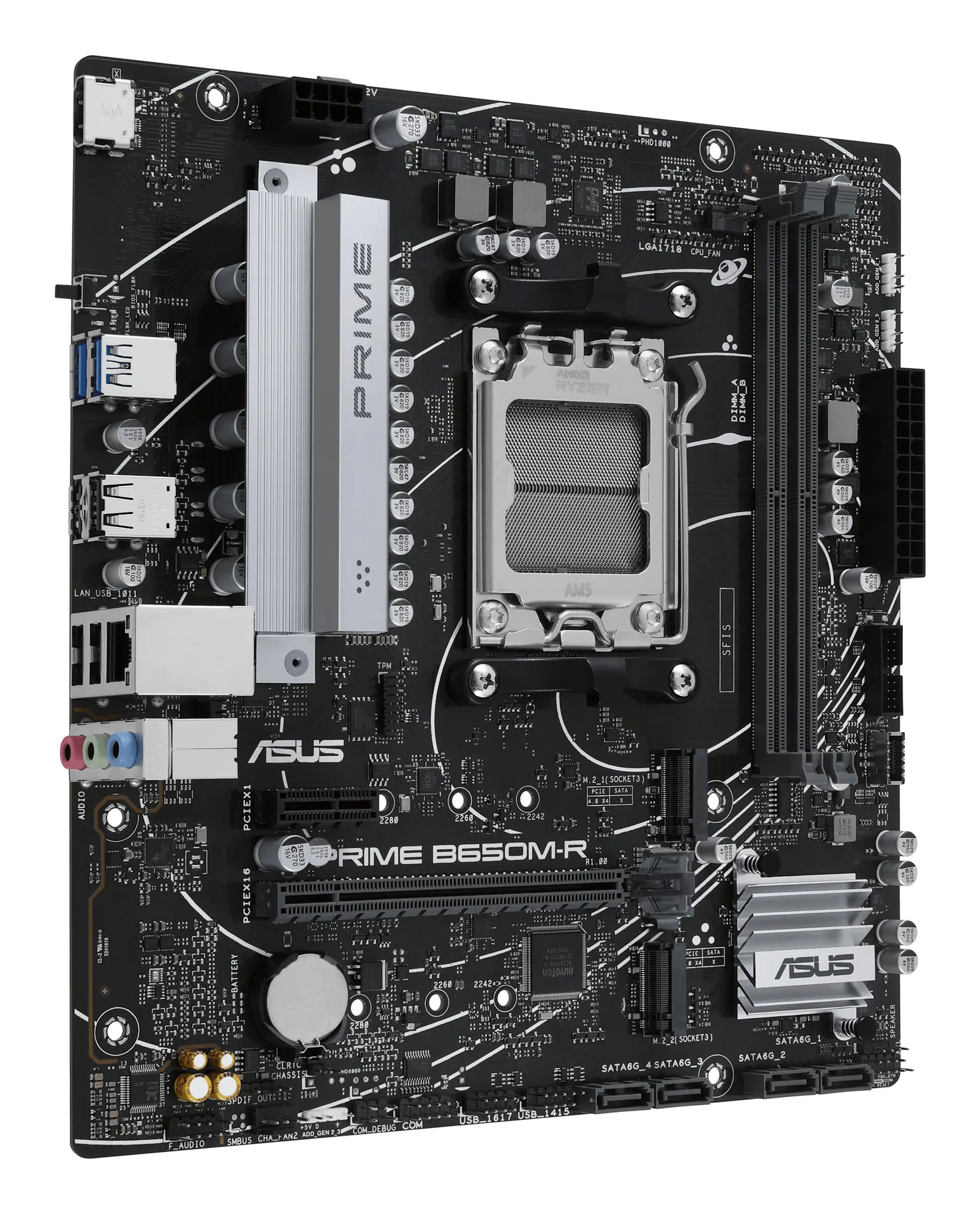 დედაპლატა ASUS Motherboard PRIME B650M-R sAM5 B650 2xDDR5 M.2 HDMI mATX