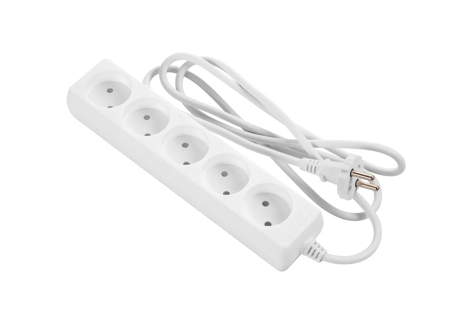 დამაგრძელებელი Power strip 2E, 5XCEE7/17, 2G*1.0mm2, 1.5m, white