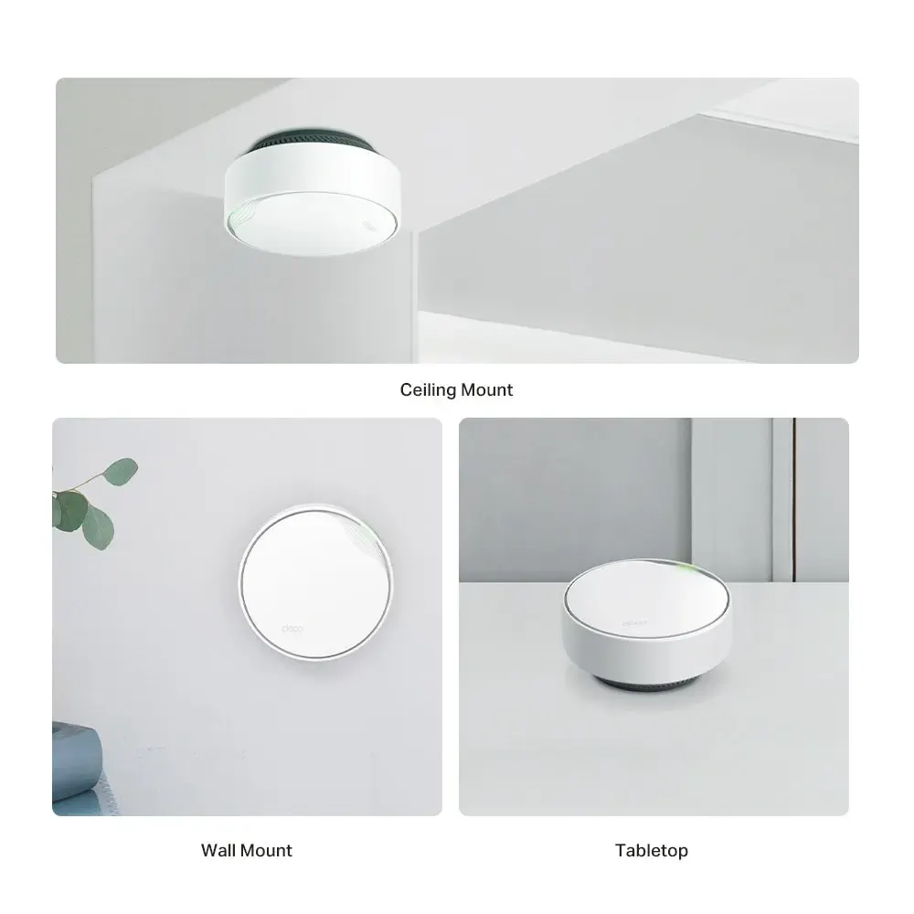 TP-Link, Deco X50-PoE(3-pack), Ceiling-Mount, AX3000 Whole Home Mesh Wi-Fi 6 System with PoE