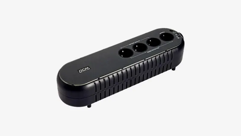 POWERCOM, WOW-1000S, 1000VA/500W, Offline, Automatic internal bypass, Black.