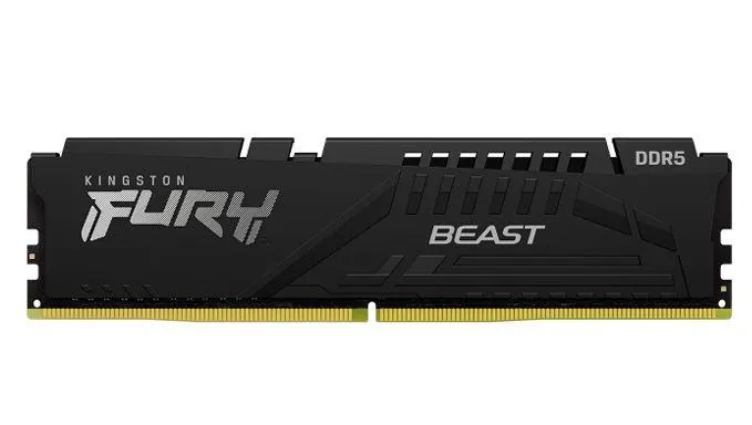 Kingston, FURY Beast RAM 16GB DDR5 6400MHz CL32 DIMM.