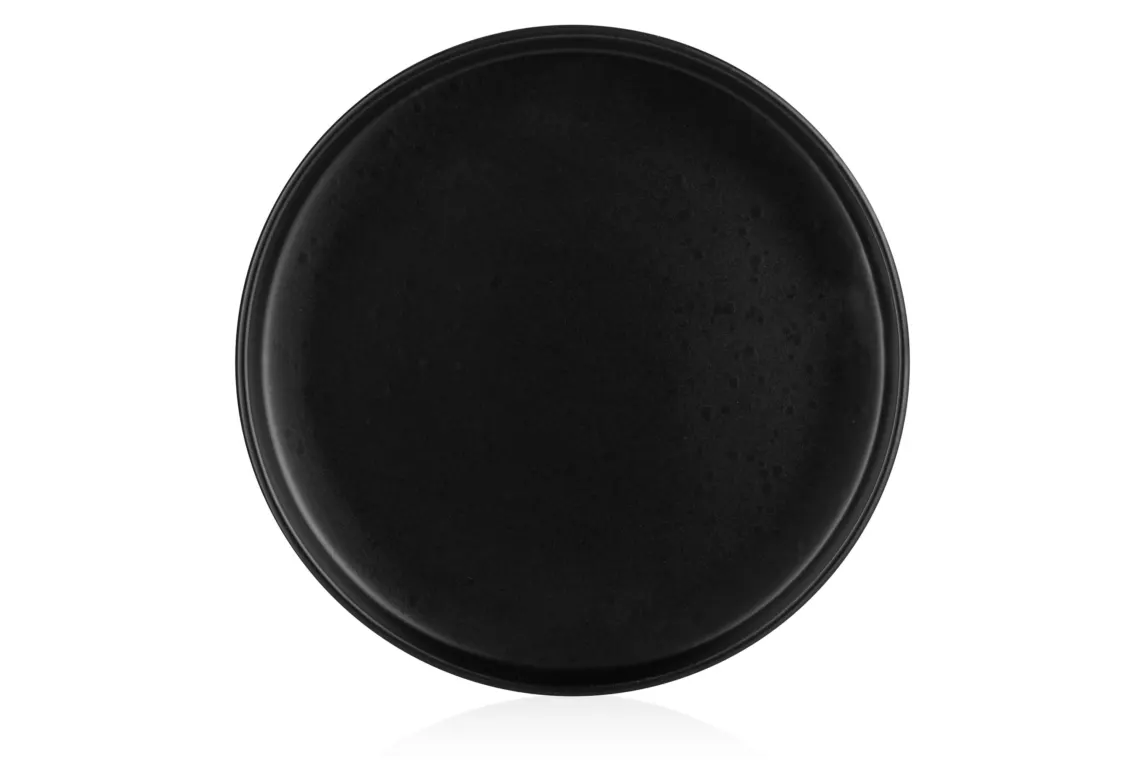 თეფში Ardesto Dessert plate Trento, 20.5cm, ceramics, black
