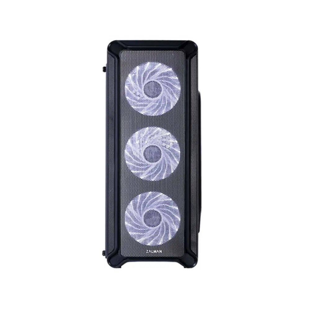Zalman Computer case I3, MidT, 2xUSB2.0,1xUSB3.0, 4x120mm White LED, acrylic (side panel), without PSU, black