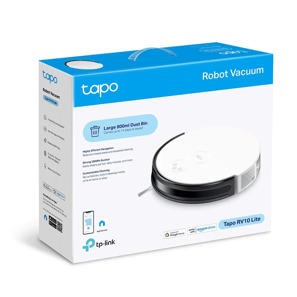 რობოტი მტვერსასრუტი TP-Link Tapo RV10 Lite Robot Vacuum