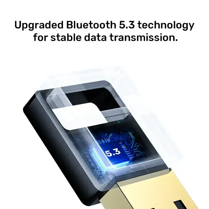 B105B, UNITEK, USB Bluetooth 5.3 Adapter for PC, Black