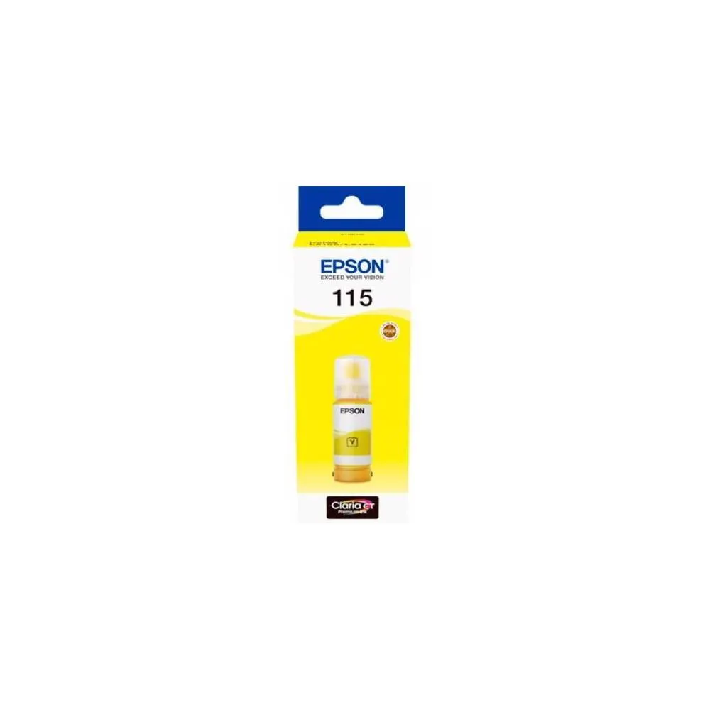 Epson კარტრიჯის მელანი I/C (b) L8160/L8180, 115 ECOTANK YELLOW INK BOTTLE