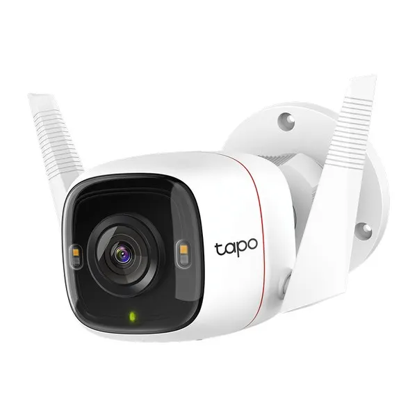 TP-Link Tapo C320WS 2K Wi-Fi Camera - 4MP, 2560 × 1440 (2K), Wi-Fi, 104° Viewing Angle, IP66 Waterptoof, MicroSD Card Slot (Up to 512 GB), Two-Way