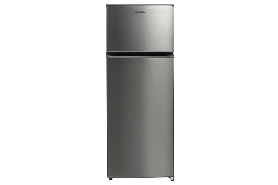მაცივარი Ref ARDESTO with top freezer, 143x55x55, ref-164L, freez.-40L, 2doors, A+, ST, silve