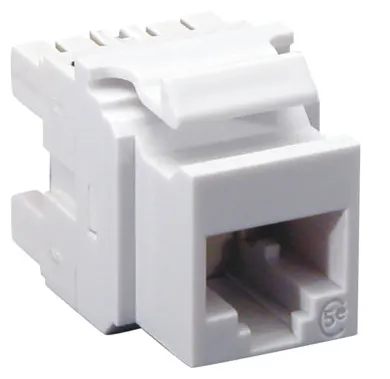 ქისტონი Keystone Module 1xRJ45 (WE8W), UTP, 568A/B, PowerCat 5e, White