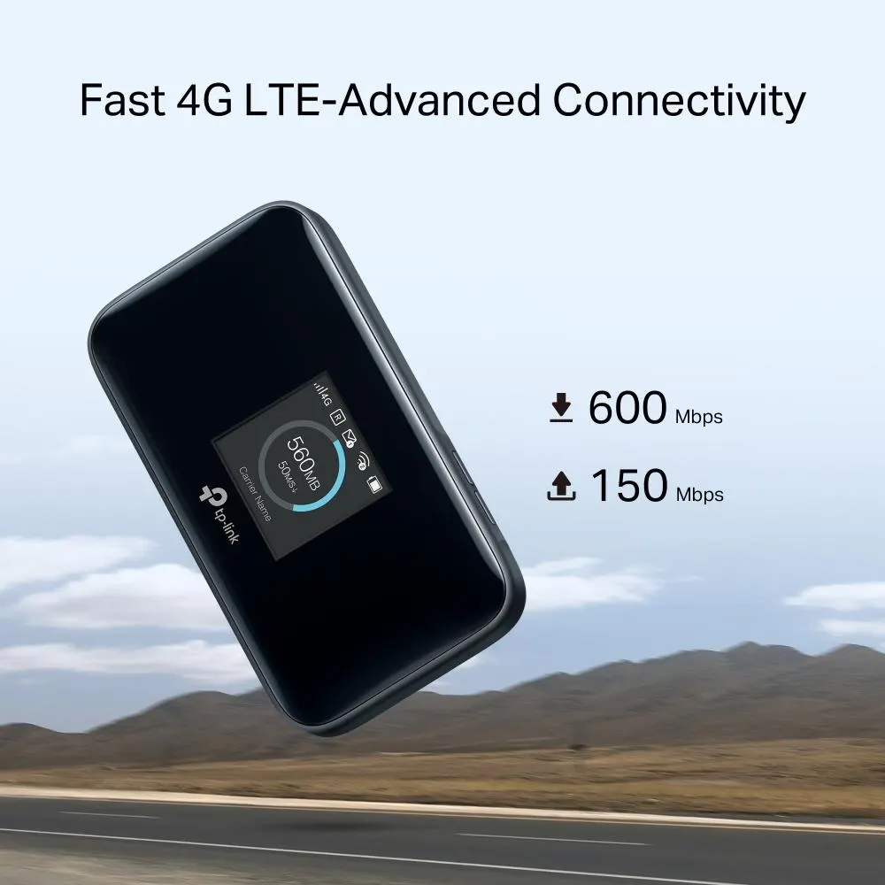 LTE როუტერი TP-Link, M7750, Router, 600 Mbps LTE-Advanced Mobile Wi-Fi