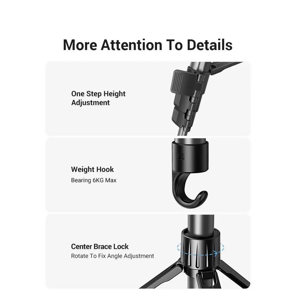 UGREEN LP661 (15187), Specialized Tripod, Black