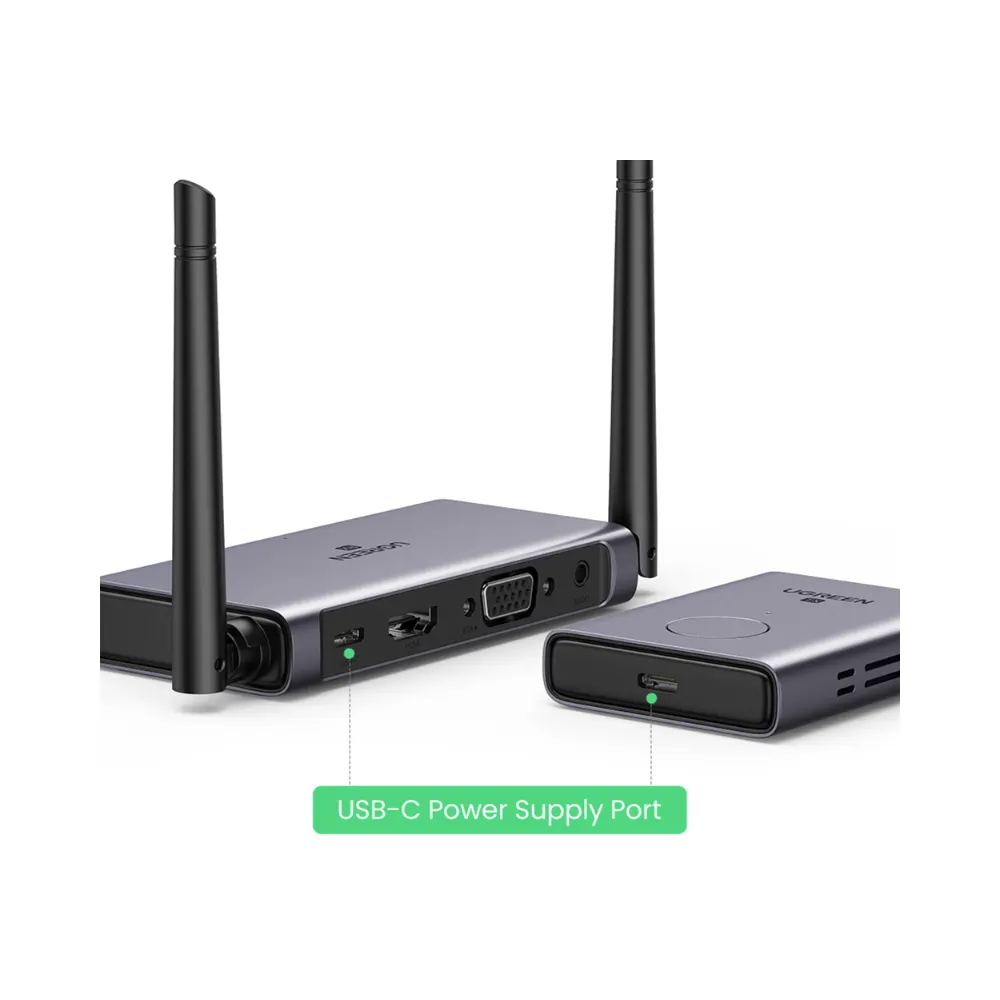 უსადენო HDMI გადამცემი UGREEN CM506 (50633) Wireless Transmitter SIlver