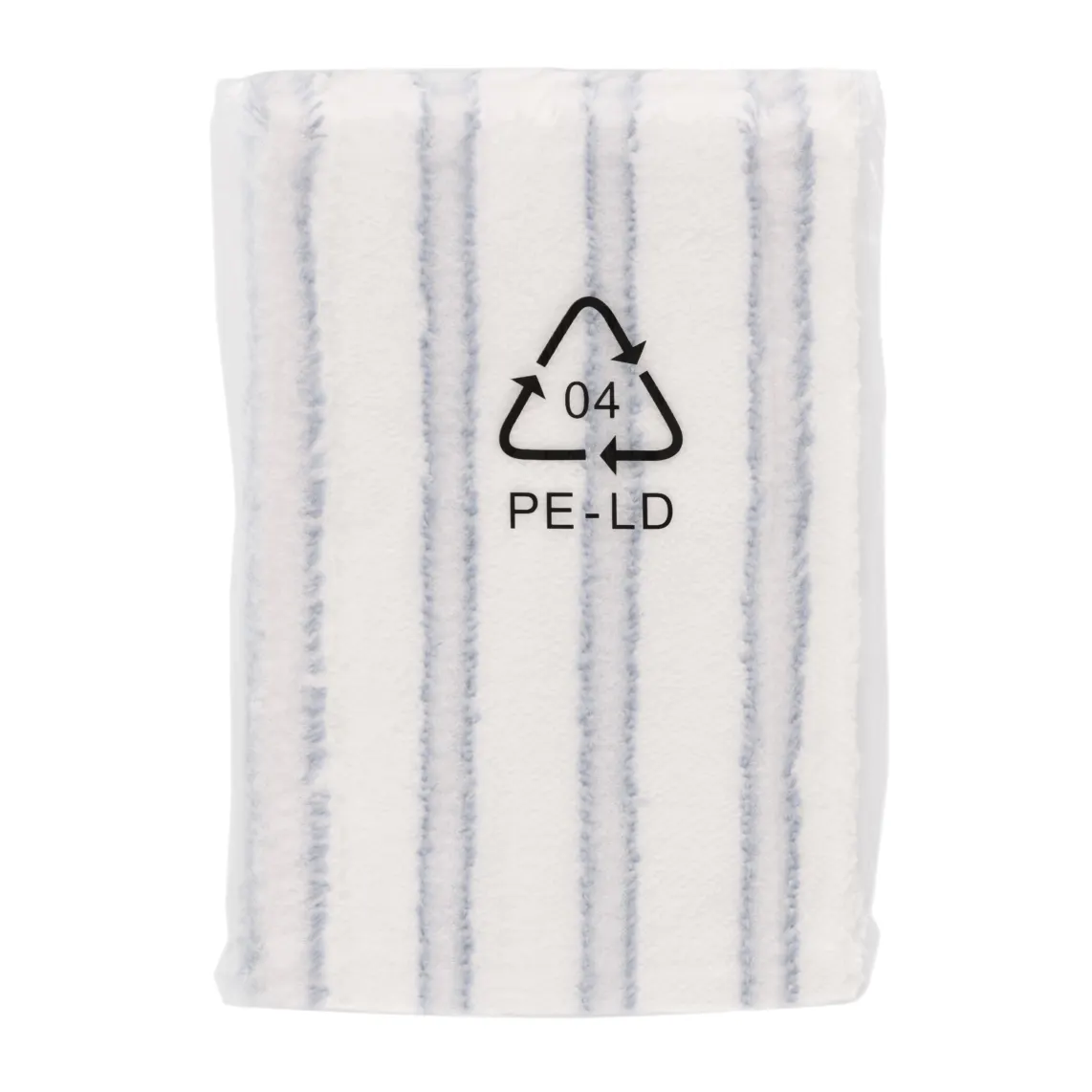 შვაბრის სათადარიგო თავი ARDESTO Mop refill Abrasive 41cm, microfiber, stripes, white, blue