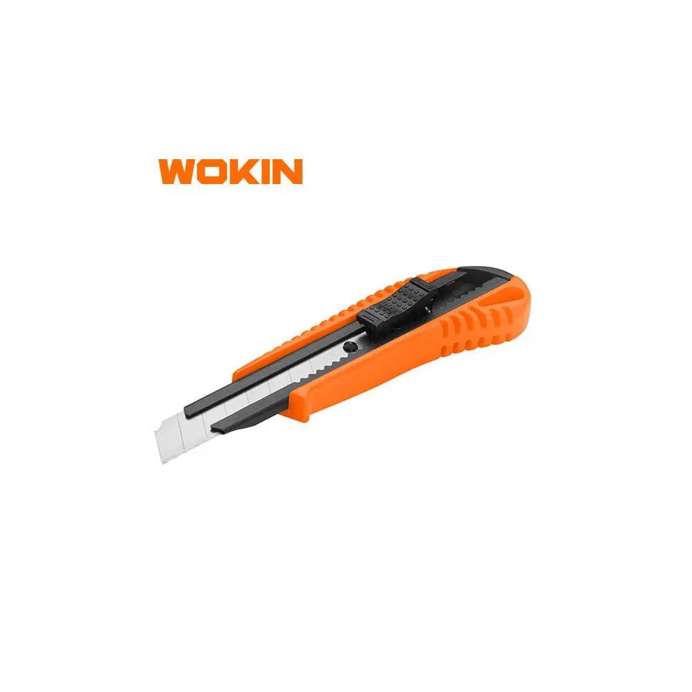საკანცელარიო დანა Wokin 300218, 18mm, Snap-OFF Blade Knife, Orange